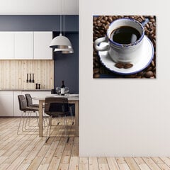 Холст принт, чашка черного кофе 39,99 цена и информация | Картины, живопись | kaup24.ee
