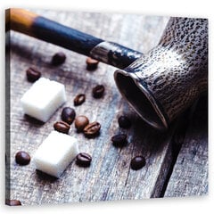Холст принт, кофейник и сахар 29,99 цена и информация | Картины, живопись | kaup24.ee