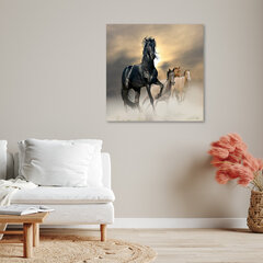 Принт холста, стадо лошадей 29,99 цена и информация | Картины, живопись | kaup24.ee