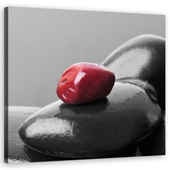 Seinapilt Zen Spa punane kivi цена и информация | Картины, живопись | kaup24.ee