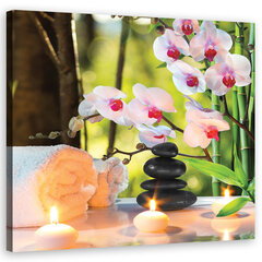 Холст, свечи и дзен орхидея 29,99 цена и информация | Картины, живопись | kaup24.ee