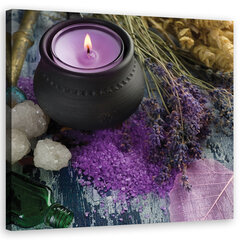 Печать на холсте, zen spa candle violet 29,99 цена и информация | Картины, живопись | kaup24.ee