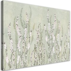 Принт холста. Mаленькие цветы на стене 39,99 цена и информация | Картины, живопись | kaup24.ee