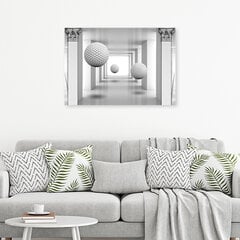Печать холста, шарики в туннельном геометрическом 3D 39,99 цена и информация | Картины, живопись | kaup24.ee