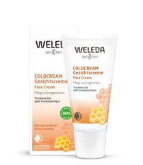 Крем для тела с пчелиным воском для сухой кожи Weleda Coldcream 30 мл цена и информация | Кремы, лосьоны для тела | kaup24.ee