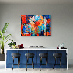 Холст принц, оранжевый абстрактный 59,99 цена и информация | Картины, живопись | kaup24.ee