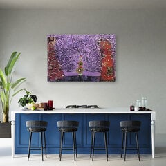 Seinapilt Purple Tree of Life Abstraktsioon hind ja info | Seinapildid | kaup24.ee