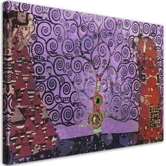 Seinapilt Purple Tree of Life Abstraktsioon hind ja info | Seinapildid | kaup24.ee