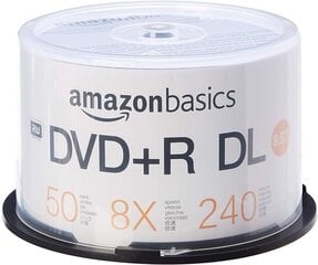 Двухслойные записывающие диски 8,5 Гб Dvd+R Dl цена и информация | Виниловые пластинки, CD, DVD | kaup24.ee