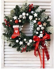 Рождественская гирлянда, 18 м, белая цена и информация | Декорации | kaup24.ee