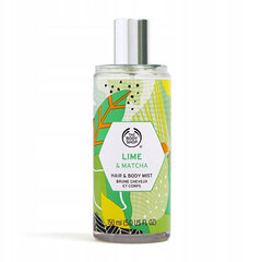 Keha- ja juuksesprei Lime & Matcha The Body Shop, 150 ml цена и информация | Кремы, лосьоны для тела | kaup24.ee