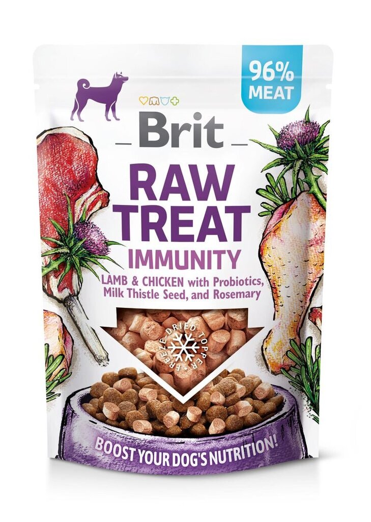 Brit Raw Immunity külmkuivatatud maius koertele, 40g hind ja info | Maiustused koertele | kaup24.ee