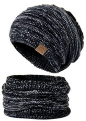 Комплект из шарфа и шапки R68 цена и информация | Мужские шарфы, шапки, перчатки | kaup24.ee