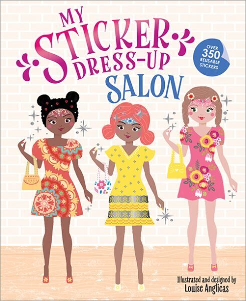My Sticker Dress-Up: Salon hind ja info | Väikelaste raamatud | kaup24.ee