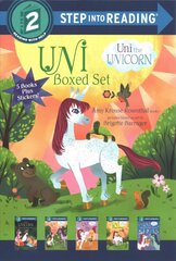 Uni the Unicorn Step into Reading Boxed Set: Uni Brings Spring; Uni's First Sleepover; Uni Goes to School; Uni Bakes a Cake; Uni and the Perfect Present цена и информация | Книги для подростков и молодежи | kaup24.ee