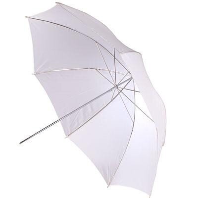 Big Helios vihmavari 100cm, valge/läbipaistev (428301) hind ja info | Fotovalgustuse seadmed | kaup24.ee