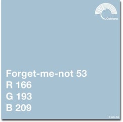 Colorama paberfoon 1,35x11m, forget-me-not (553) hind ja info | Fotovalgustuse seadmed | kaup24.ee