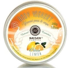 Kehajogurt Lemon Saules Fabrika, 200 g hind ja info | Kehakreemid, losjoonid | kaup24.ee