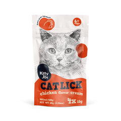 Kitty Joy Cat Lick kanaga maius kassile, 4x15g hind ja info | Maiustused kassidele | kaup24.ee