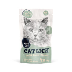 Kitty Joy Cat Lick tuunikalaga maius kassile, 4x15g hind ja info | Maiustused kassidele | kaup24.ee
