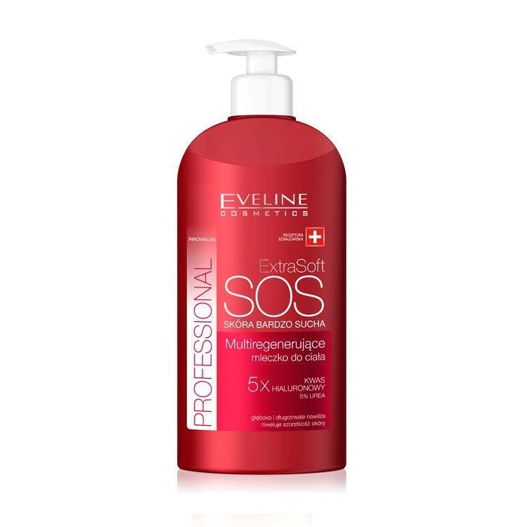 Ihupiim Eveline SOS Multi Regenerating 350 ml цена и информация | Kehakreemid, losjoonid | kaup24.ee