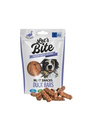 Let's Bite Duck Bars närimismaius koertele 80g цена и информация | Лакомства для собак | kaup24.ee