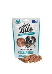 Let's Bite Chicken Fillet närimismaius koertele 80g цена и информация | Лакомства для собак | kaup24.ee