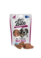 Let's Bite Duck Fillet närimismaius koertele 80g цена и информация | Лакомства для собак | kaup24.ee