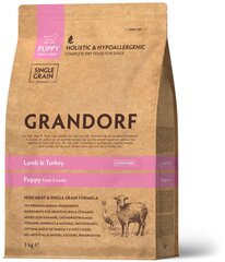 Grandorf kuivtoit kutsikatele lamba ja kalkuniga, 3kg hind ja info | Kuivtoit koertele | kaup24.ee