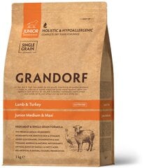 Grandorf kuivtoit koertele lambaliha ja kalkuniga, 3kg цена и информация | Сухой корм для собак | kaup24.ee