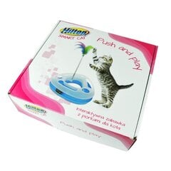 Hilton Push And Play interaktiivne mänguasi sulgedega kassidele, 3 värvi цена и информация | Игрушка для кошек | kaup24.ee