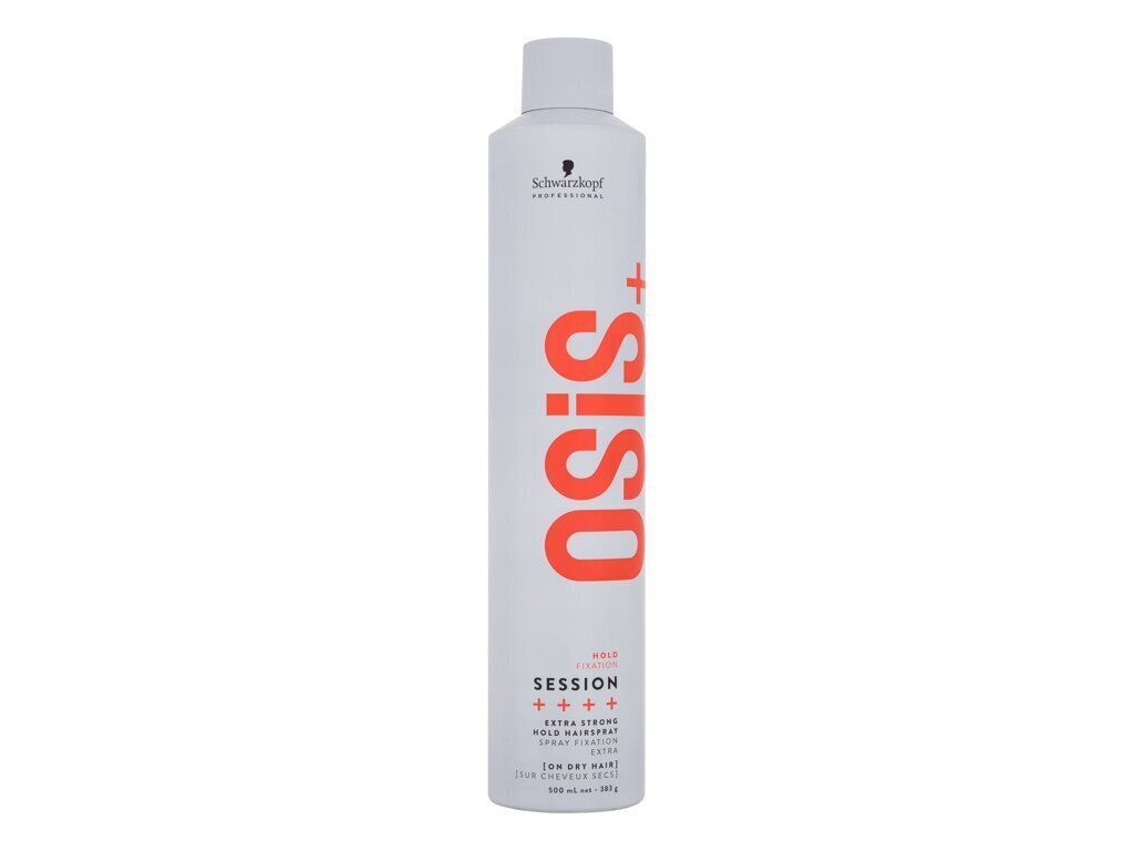 Tugeva fikseerimisega juukselakk Schwarzkopf Professional Osis+ Session, 500 ml hind ja info | Viimistlusvahendid juustele | kaup24.ee