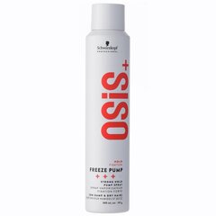 Tugevalt fikseerimiv juukselakk SCHWARZKOPF OSiS+ Freeze, 200ml hind ja info | Viimistlusvahendid juustele | kaup24.ee