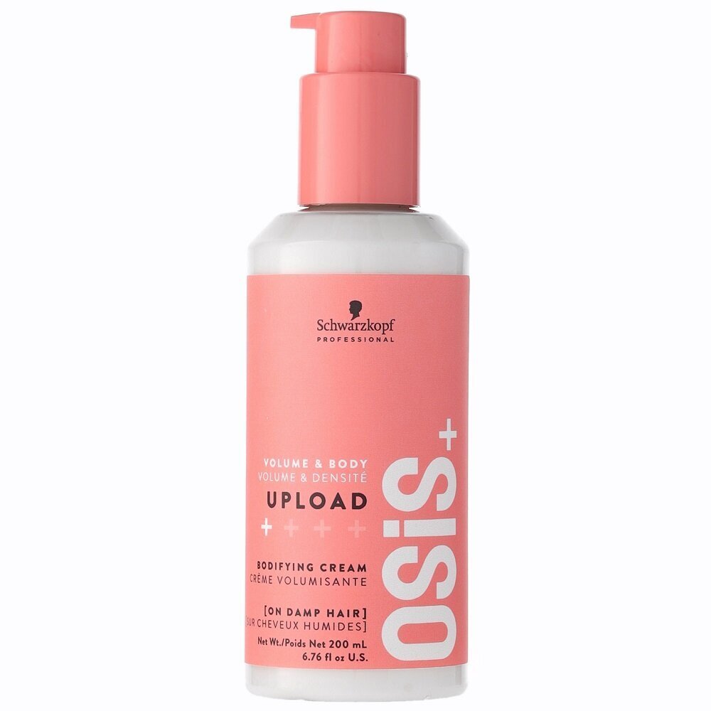 Juuste mahtu suurendav kreem Schwarzkopf Professional Osis+ Upload, 200 ml hind ja info | Maskid, õlid, seerumid | kaup24.ee