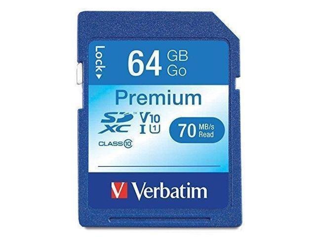 Mälukaart Verbatim (44024) 64GB Premium SDXC Memory Card, UHS-I V10 U1 Class 10 цена и информация | Mobiiltelefonide mälukaardid | kaup24.ee