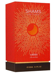 Духи Hamidi Shams Ambre L'eau de Aqua Spray EDP, 100мл цена и информация | Женские духи | kaup24.ee