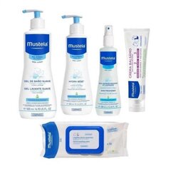 Mustela kinkekomplekt beebidele, 6 tk hind ja info | Kingitused, peotarbed kahjustatud pakendis | kaup24.ee