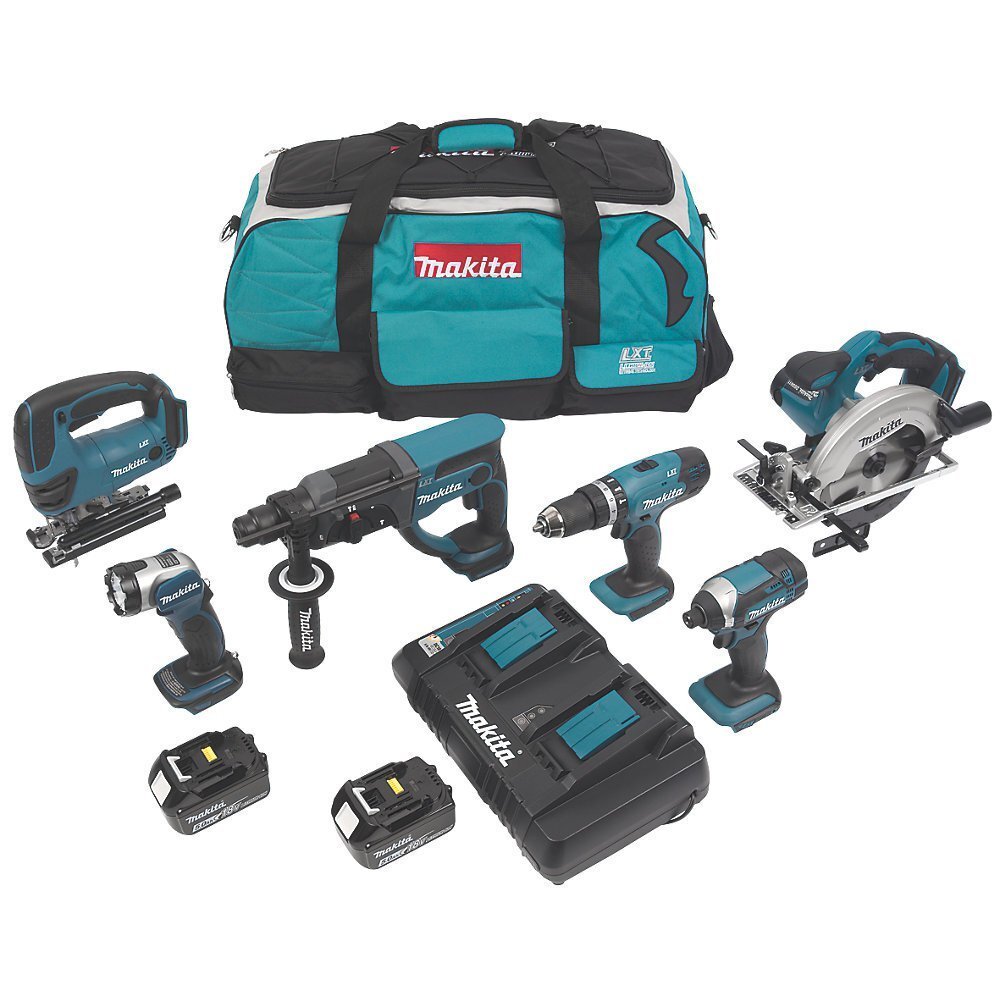 Akuga tööriistakomplekt Makita DLX6068PT 18V, 6 tk. hind ja info | Akutrellid, kruvikeerajad | kaup24.ee