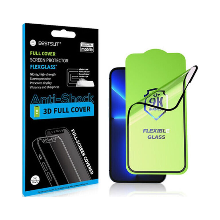 3D Bestsuit Flexible 9H iPhone 15 Pro Max hind ja info | Ekraani kaitsekiled | kaup24.ee