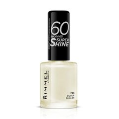 Быстро сохнущий лак для ногтей Rimmel London 60 Seconds Super Shine 8 мл цена и информация | Лаки для ногтей, укрепители для ногтей | kaup24.ee