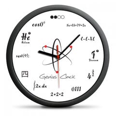 Часы Genijus, 30 см, 1 шт. цена и информация | Другие оригинальные подарки | kaup24.ee