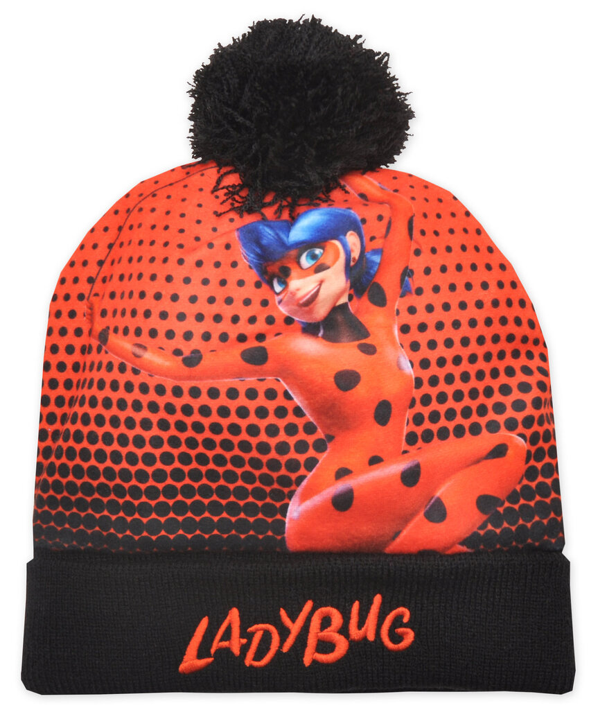 Miraculous Ladybug müts lastele hind ja info | Tüdrukute mütsid, sallid, kindad | kaup24.ee