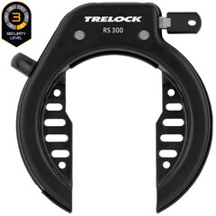 Jalgrattalukk Trelock RS 300 AZ Flex Mount, 61 mm, must hind ja info | Rattalukud | kaup24.ee