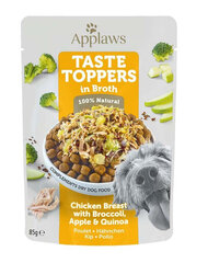 Applaws Dog Taste Toppers koos kana, brokkoli ja kinoaga puljongis, 12x85 g hind ja info | Applaws Koertele | kaup24.ee