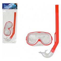 Детские очки для ныряния с трубкой 119117 Красный цена и информация | Маски для дайвинга | kaup24.ee
