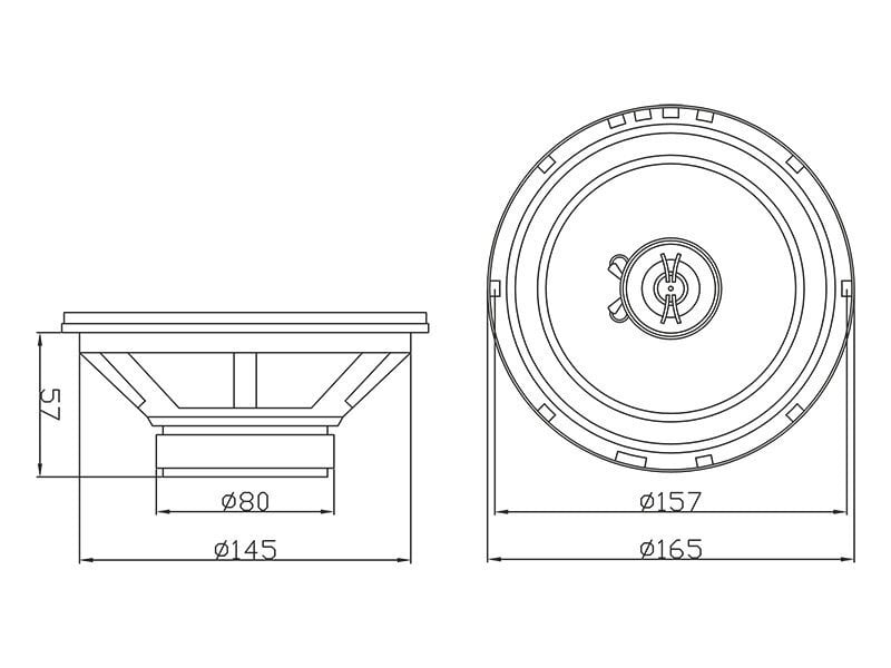 Autokõlar Blow S-165 4Ohm / 30-603 цена и информация | Autokõlarid | kaup24.ee