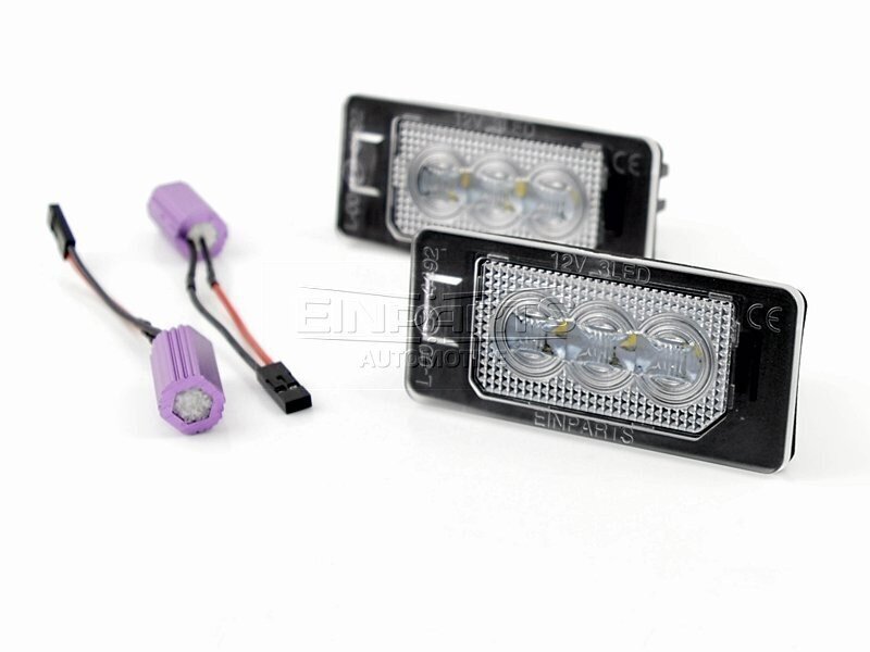 LED numbrimärgi valgustus 6000K Audi Seat Skoda VW hind ja info | Autopirnid | kaup24.ee