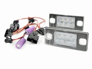 LED numbrimärgi valgustus 6000K Porsche Cayenne, VW Bora, Golf IV/V, Passat B5 FL, Tiguan, Touareg цена и информация | Автомобильные лампочки | kaup24.ee