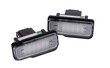 LED numbrimärgi valgustus 6000K Mercedes W211 4D/5D, W203 5D, W219 4D, R171 2D цена и информация | Autopirnid | kaup24.ee