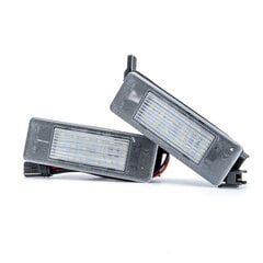 LED numbrimärgi valgustus 6000K Mercedes Nissan Citroen Peugeot Fiat hind ja info | Autopirnid | kaup24.ee